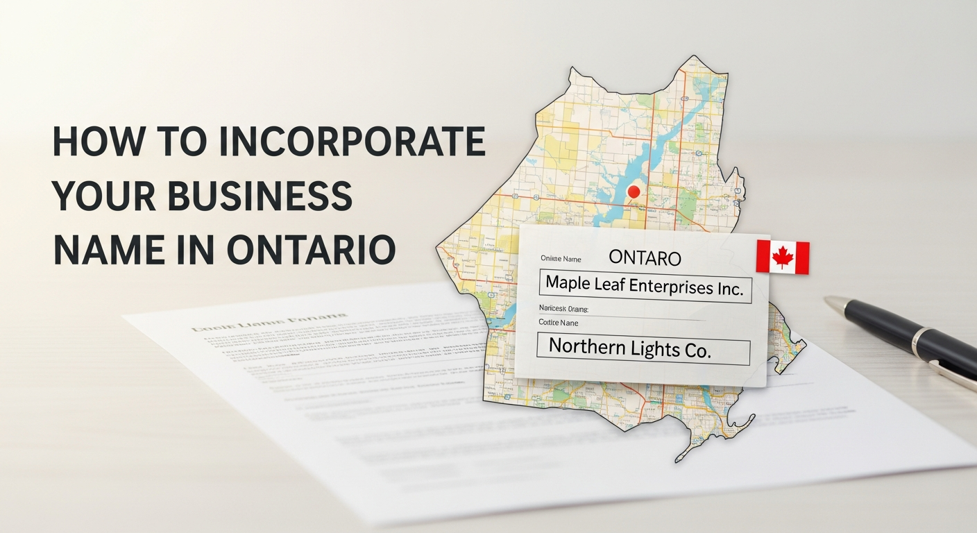 How to Incorporate Your Business Name in Ontario