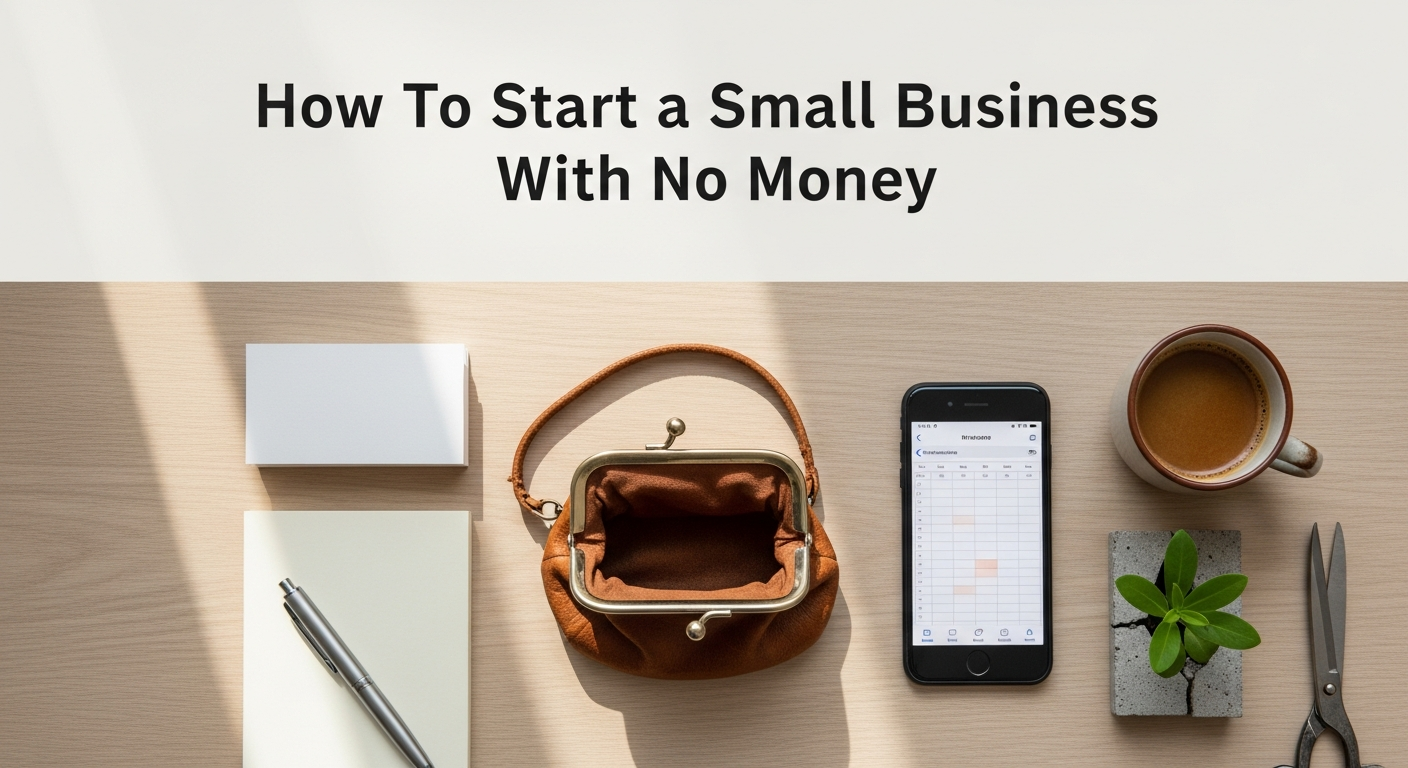 How To Start a Small Business With No Money