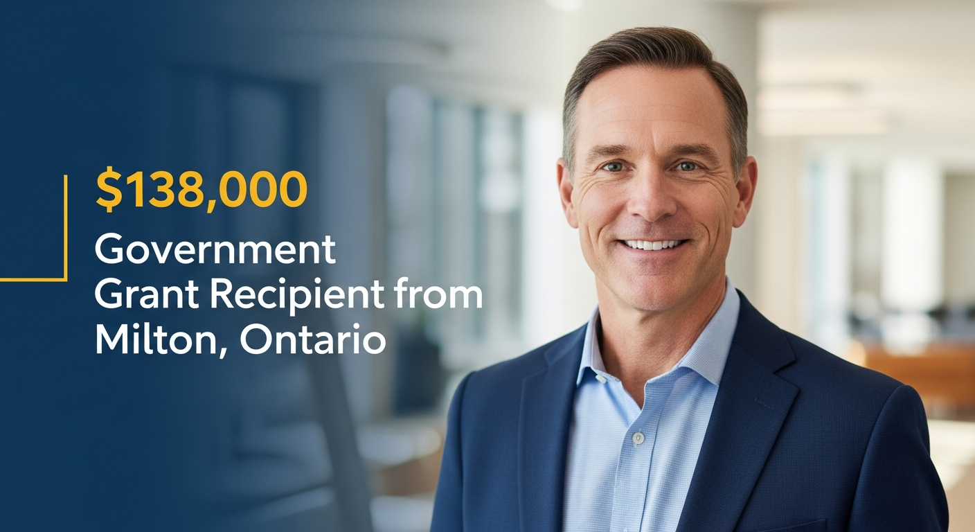 Interview with a $138,000 Government Grant Recipient from Milton, Ontario