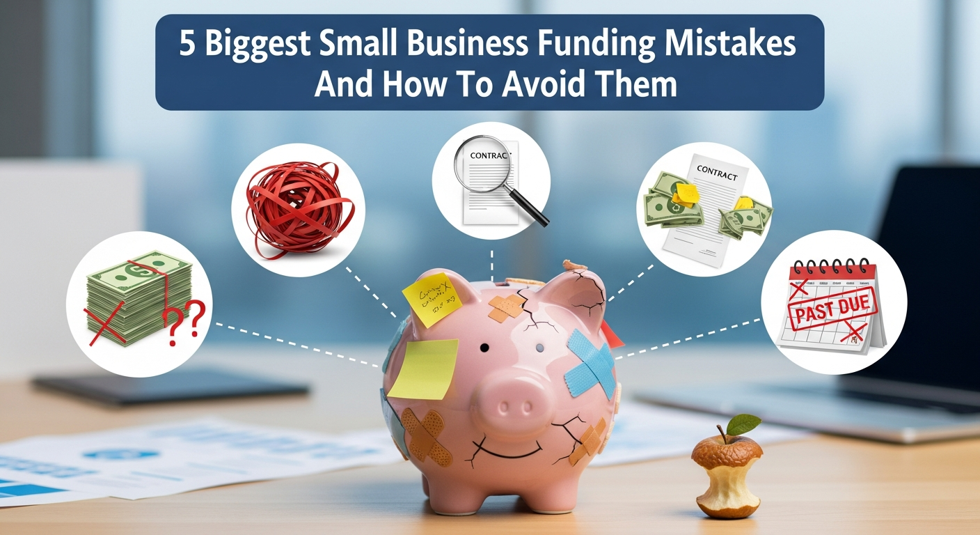 5 Biggest Small Business Funding Mistakes And How To Avoid Them