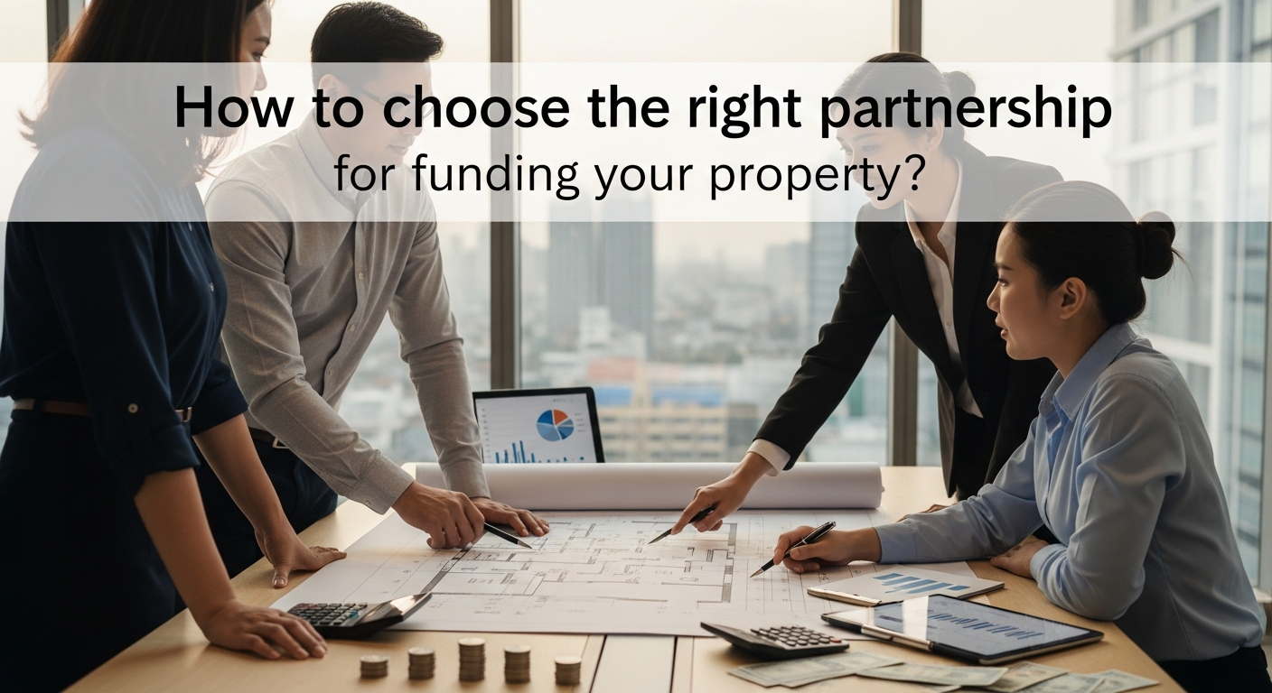How to choose the right partnership for funding your property?