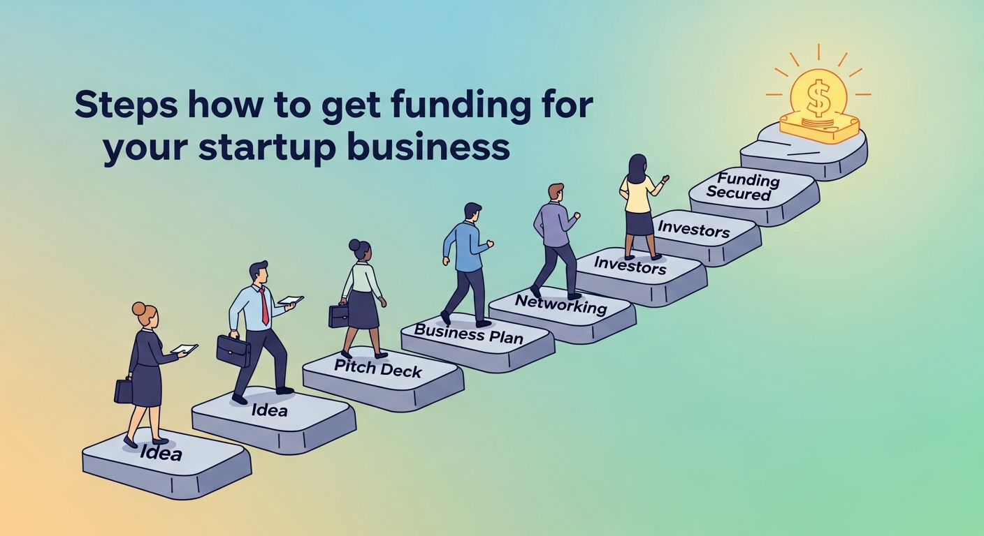 Steps how to get funding for your startup business