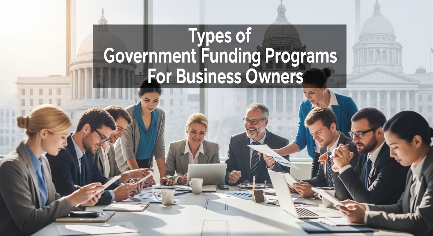 Types of Government Funding Programs For Business Owners