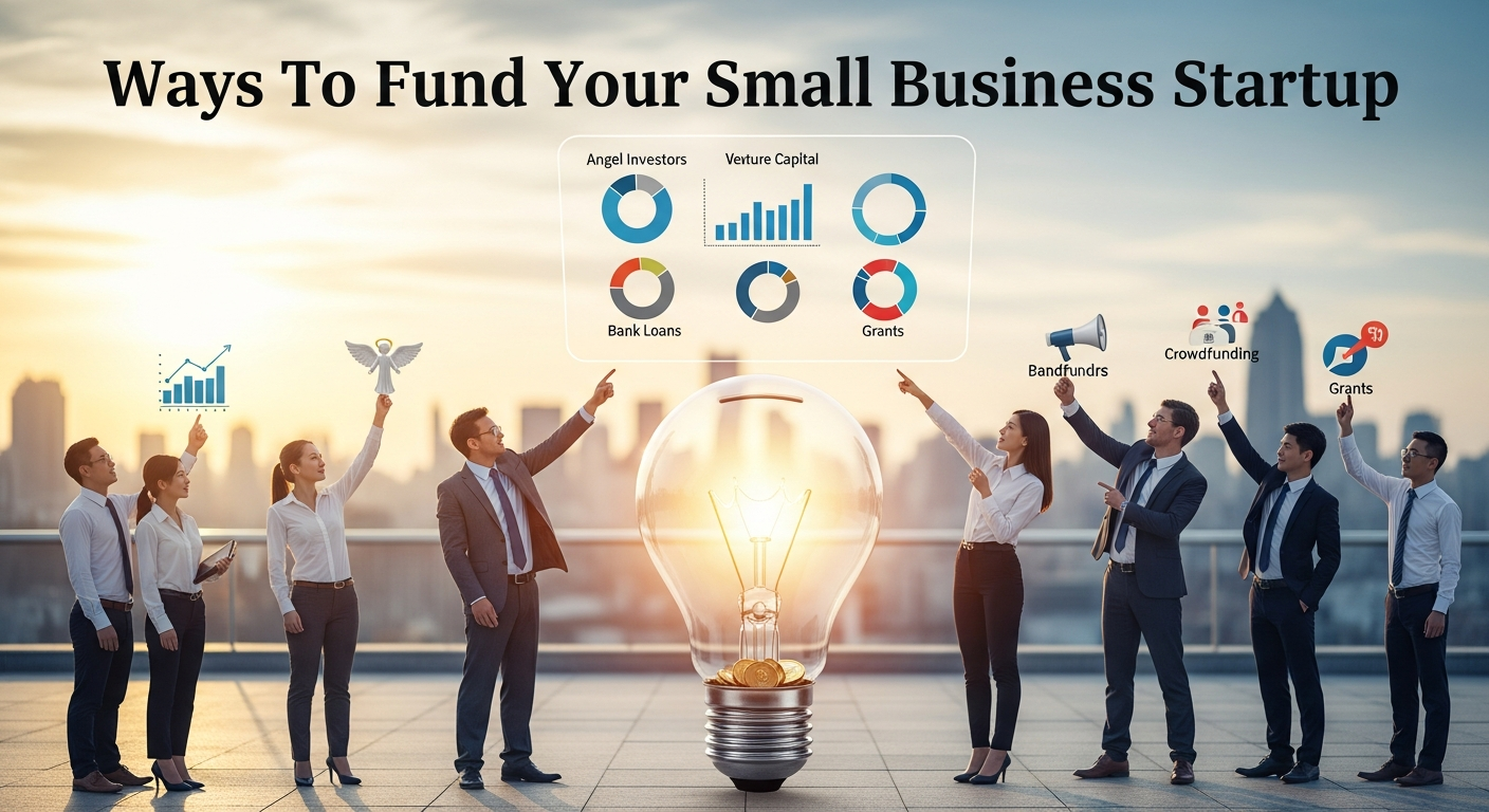 Ways To Fund Your Small Business Startup