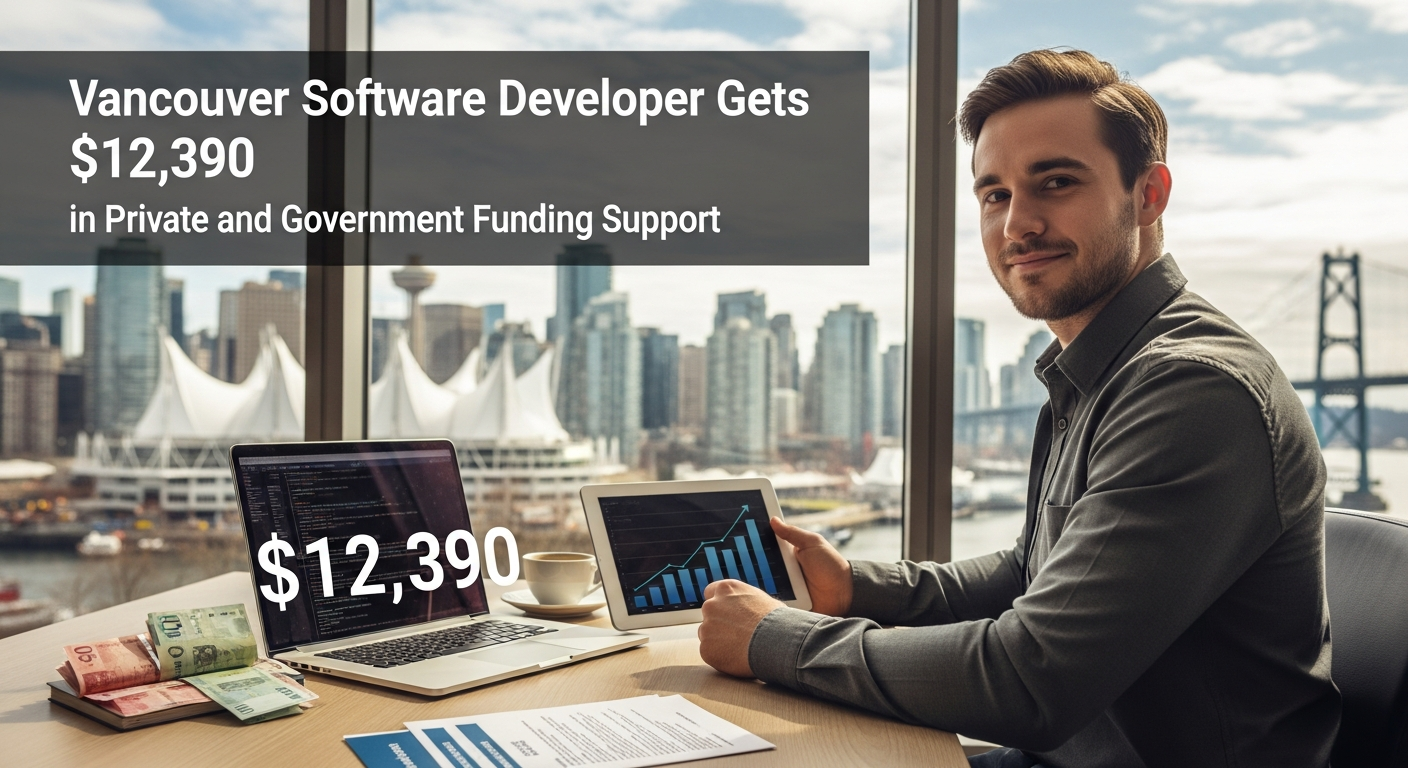 Vancouver Software Developer Gets $12,390 in Private and Government Funding Support