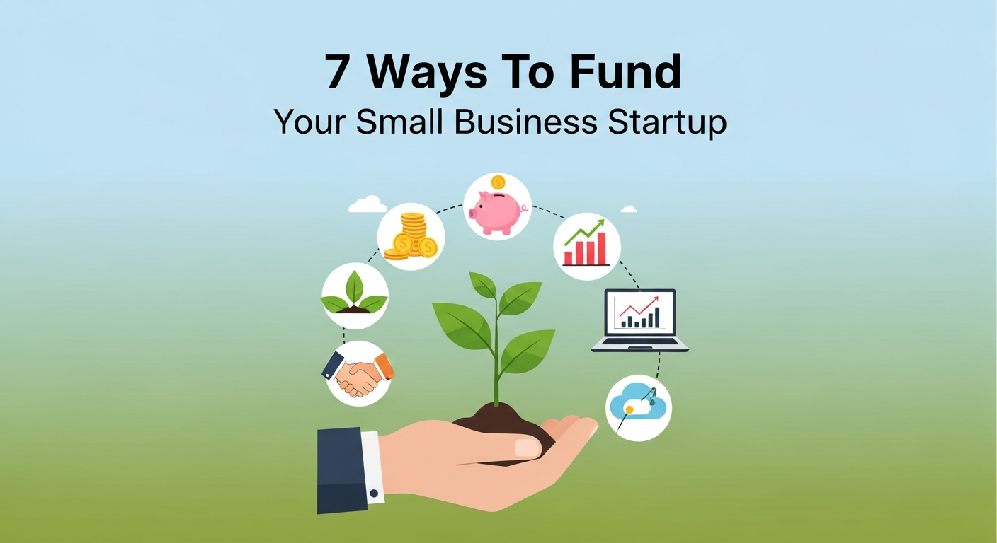 7 Ways To Fund Your Small Business Startup