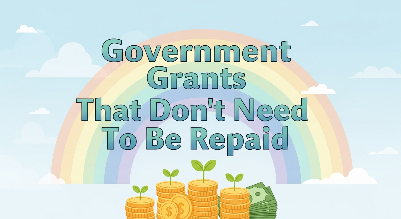 Government Grants That Don't Need To Be Repaid