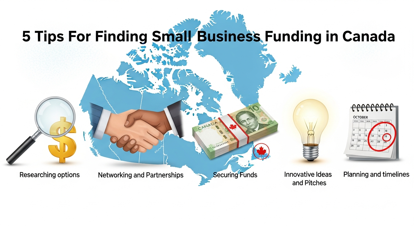 5 Tips For Finding Small Business Funding in Canada