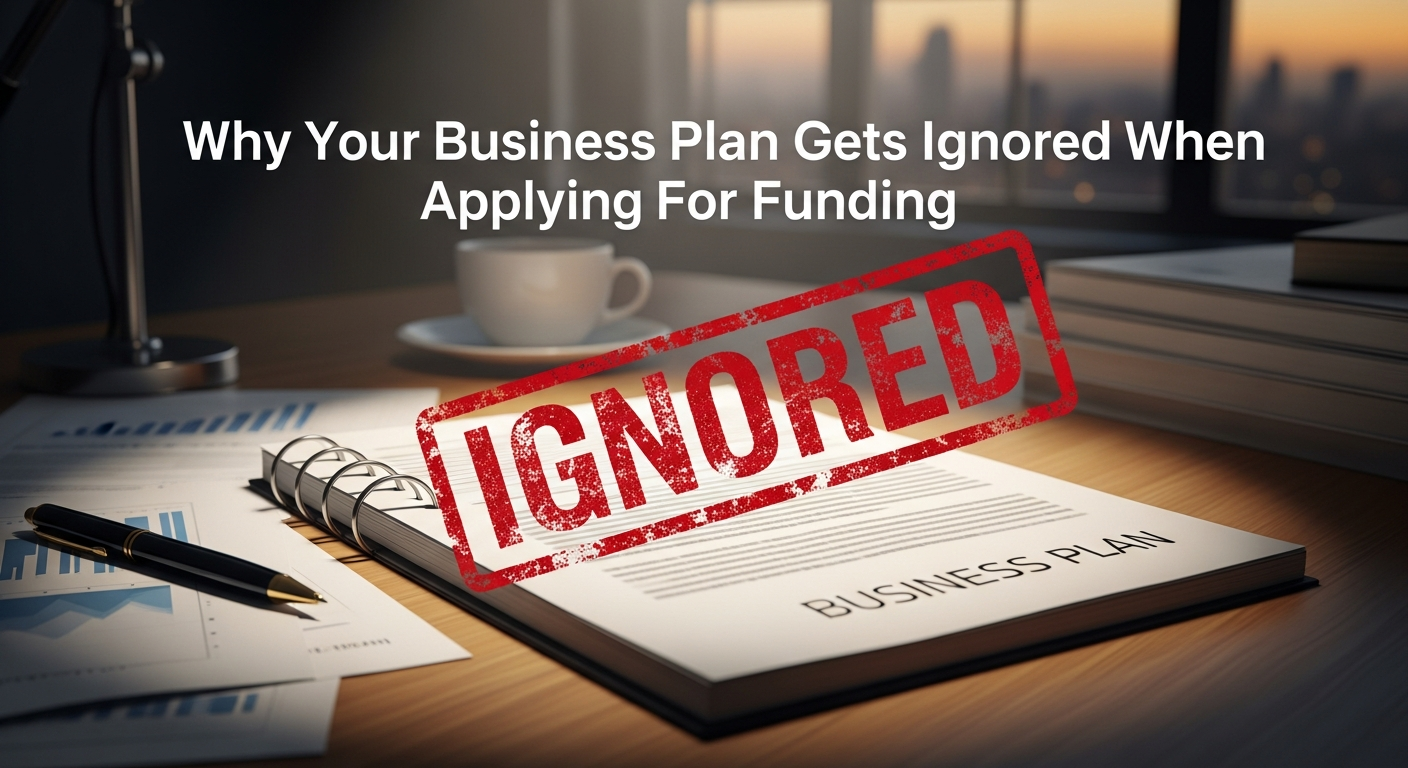 Why Your Business Plan Gets Ignored When Applying For Funding