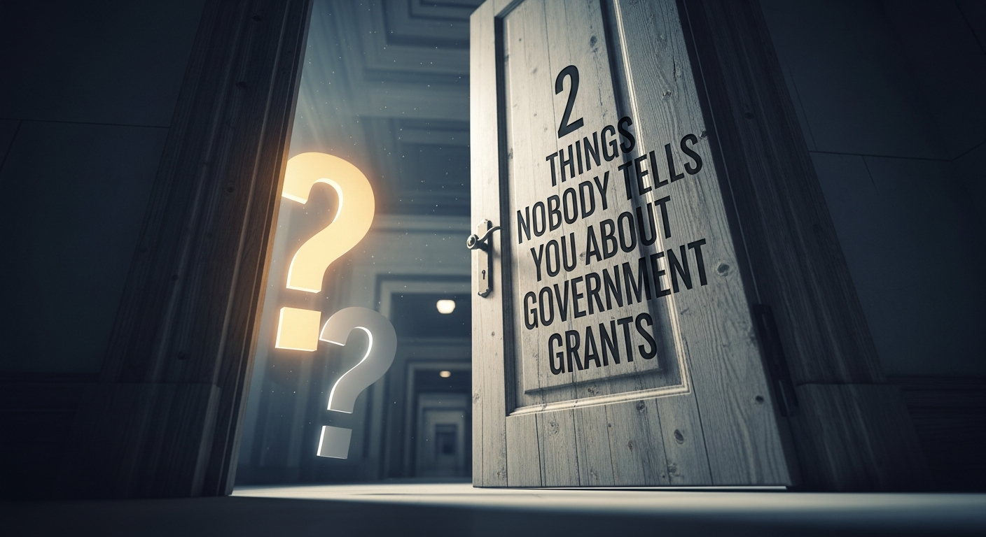 2 Things Nobody Tells You About Government Grants