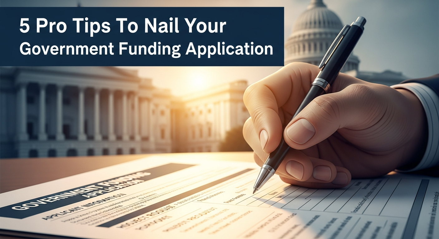5 Pro Tips To Nail Your Government Funding Application