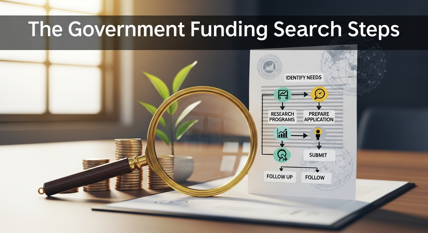 The Government Funding Search Steps