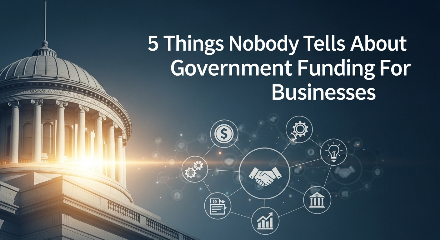 5 Things Nobody Tells You About Government Funding For Businesses