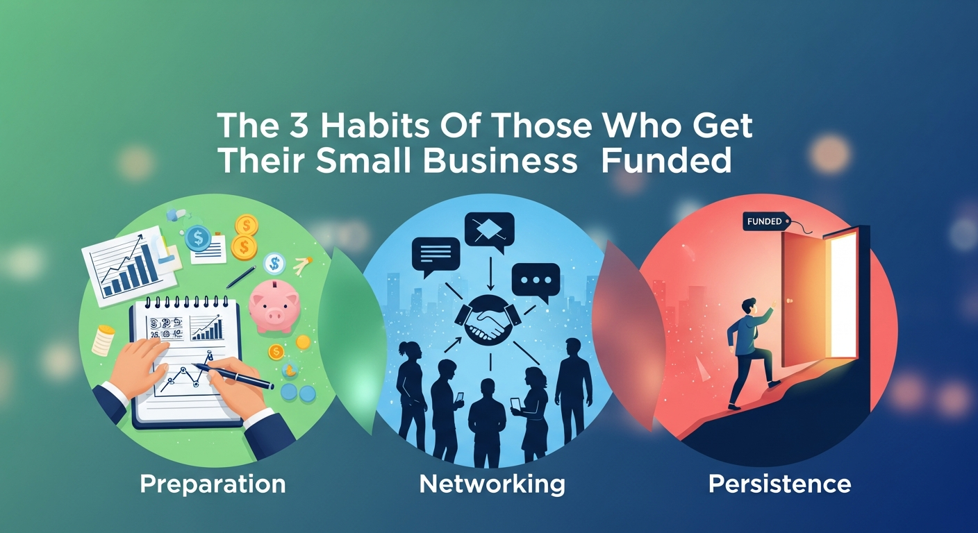 The 3 Habits Of Those Who Get Their Small Business Funded