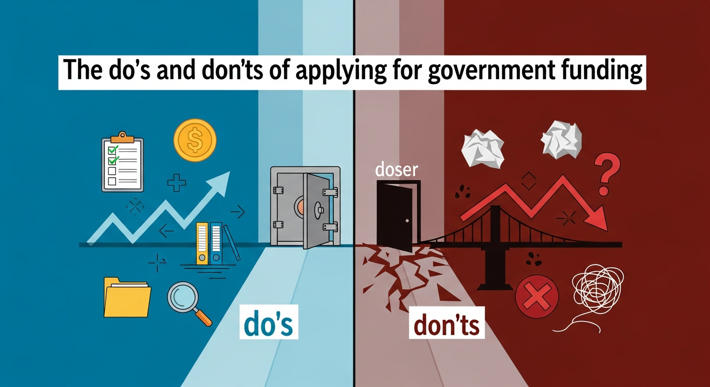 The do's and don'ts of applying for government funding