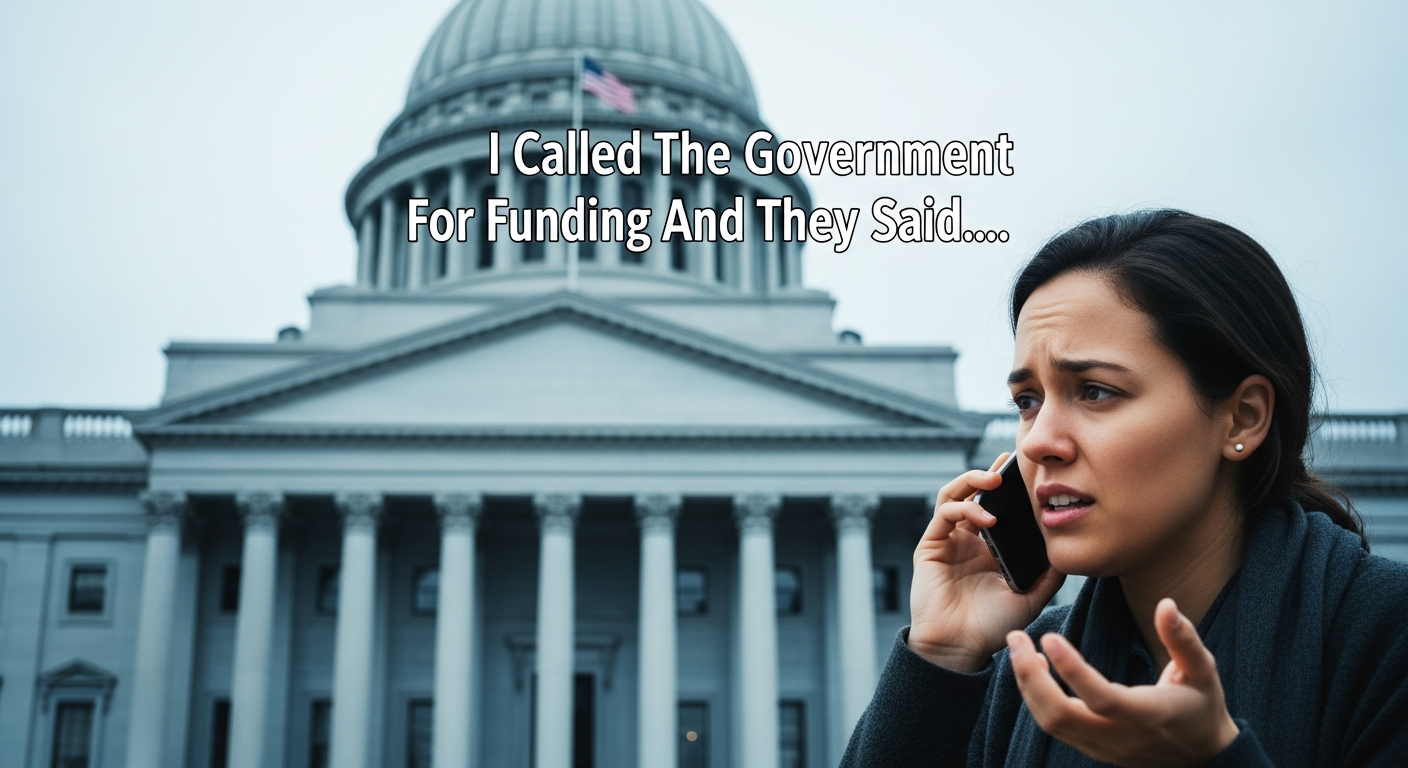 I Called The Government For Funding And They Said...