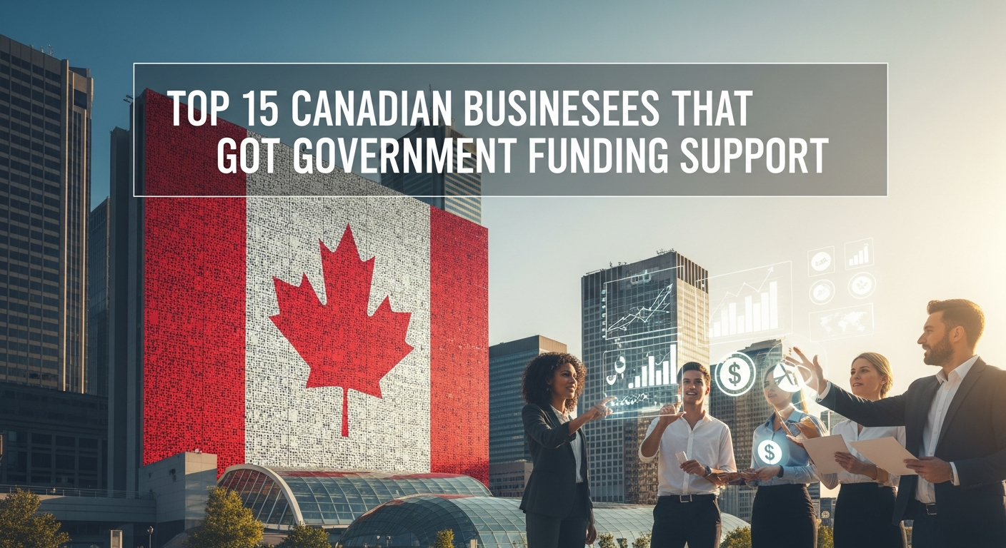 Top 15 Canadian Businesses That Got Government Funding Support