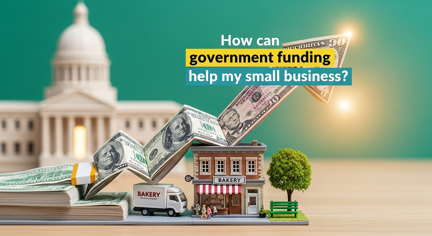 How can government funding help my small business?