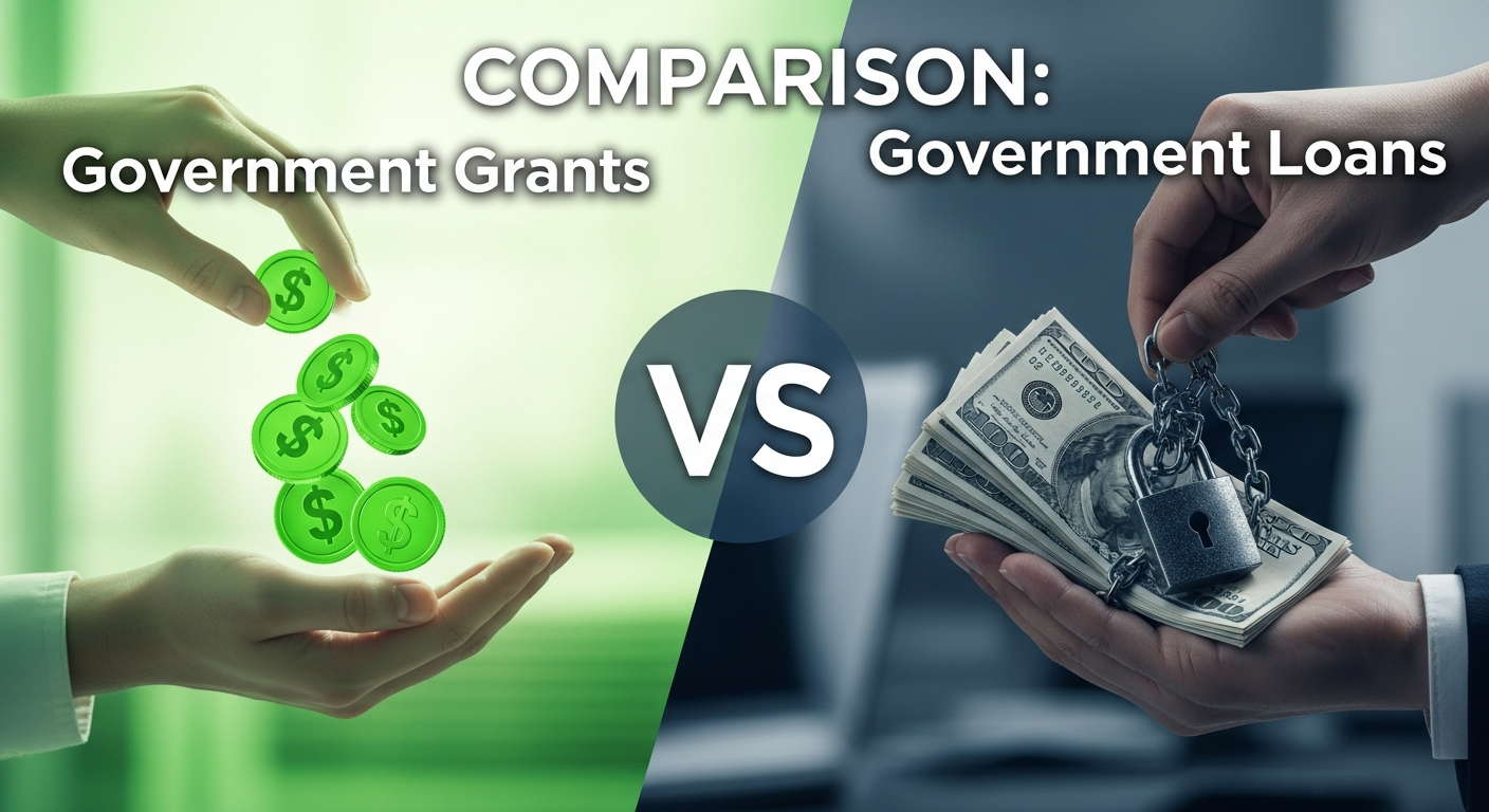 Comparison: Government Grants vs Government Loans