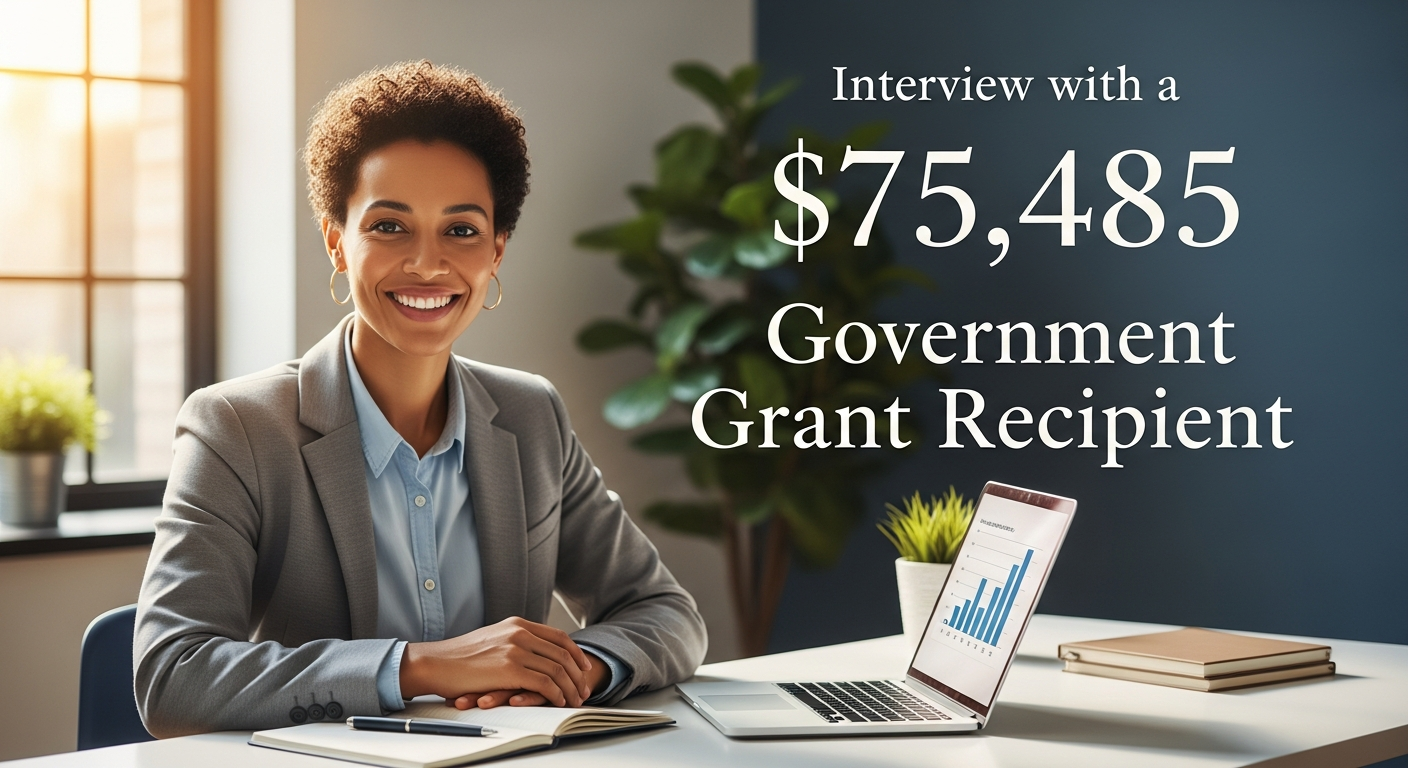 Interview with a $75,485 Government Grant Recipient