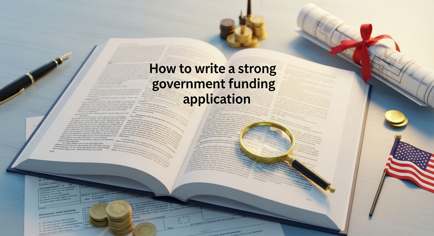 How to write a strong government funding application