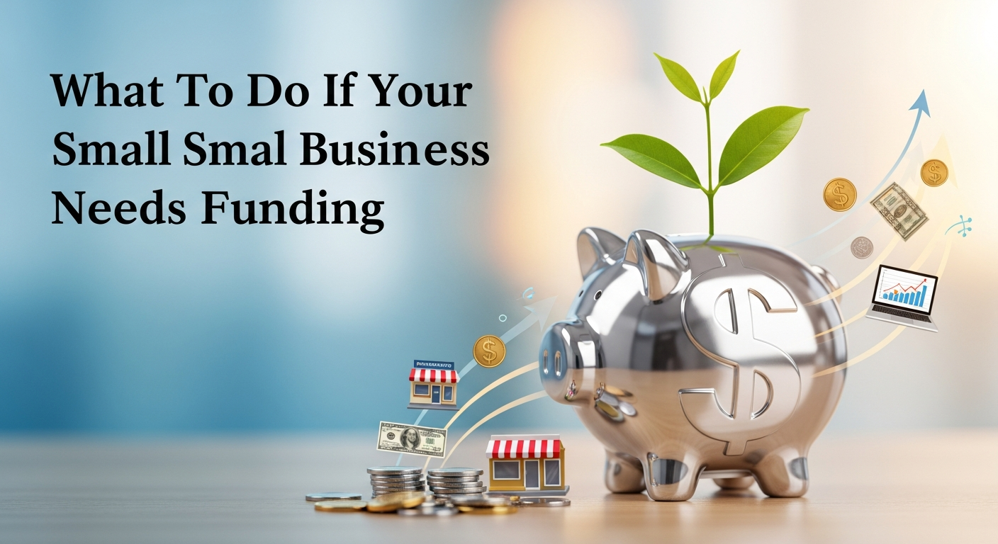 What To Do If Your Small Business Needs Funding