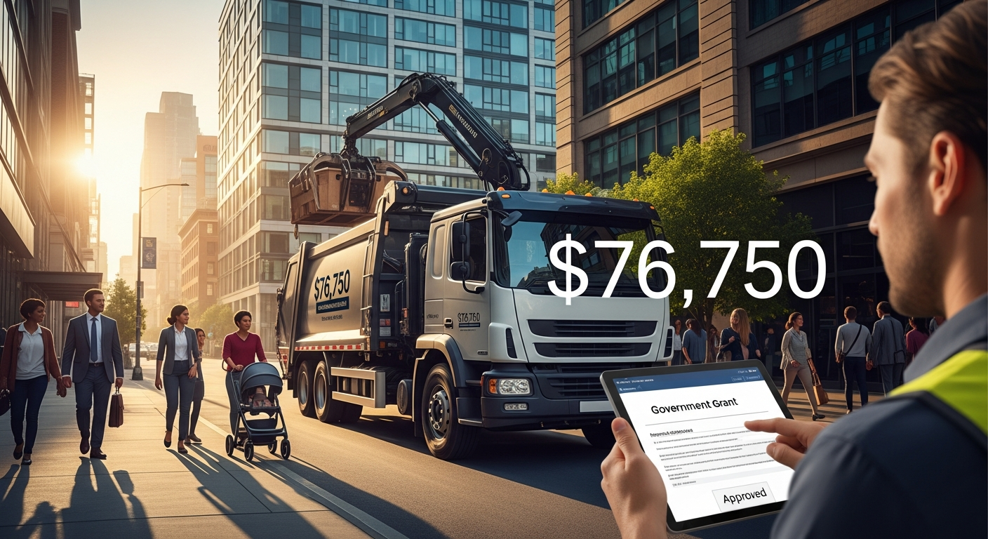 $76,750 Government Funding For Junk Removal Company