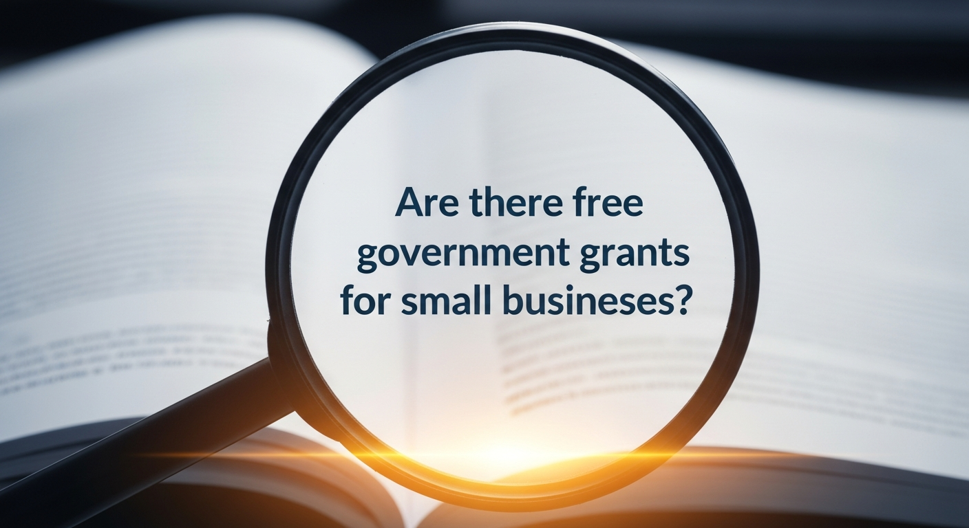 Are there free government grants for small businesses?