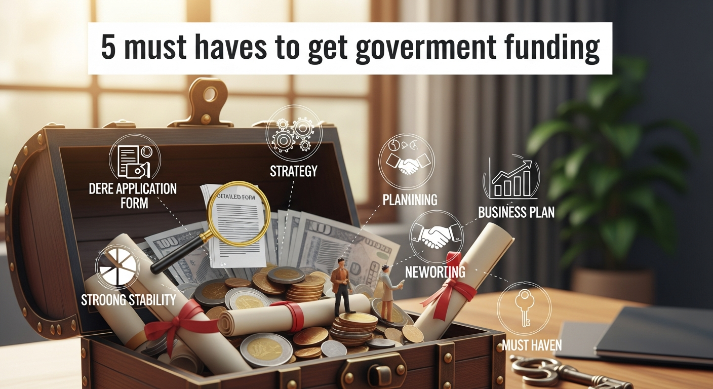 5 must haves to get government funding