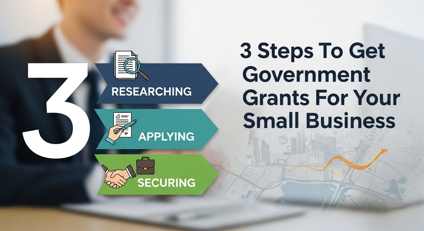 3 Steps To Get Government Grants For Your Small Business