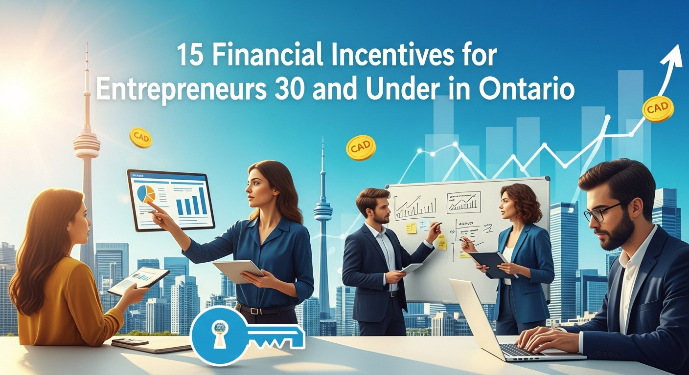 15 Financial Incentives for Entrepreneurs 30 and Under in Ontario