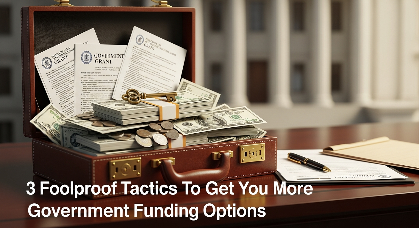 3 Foolproof Tactics To Get You More Government Funding Options