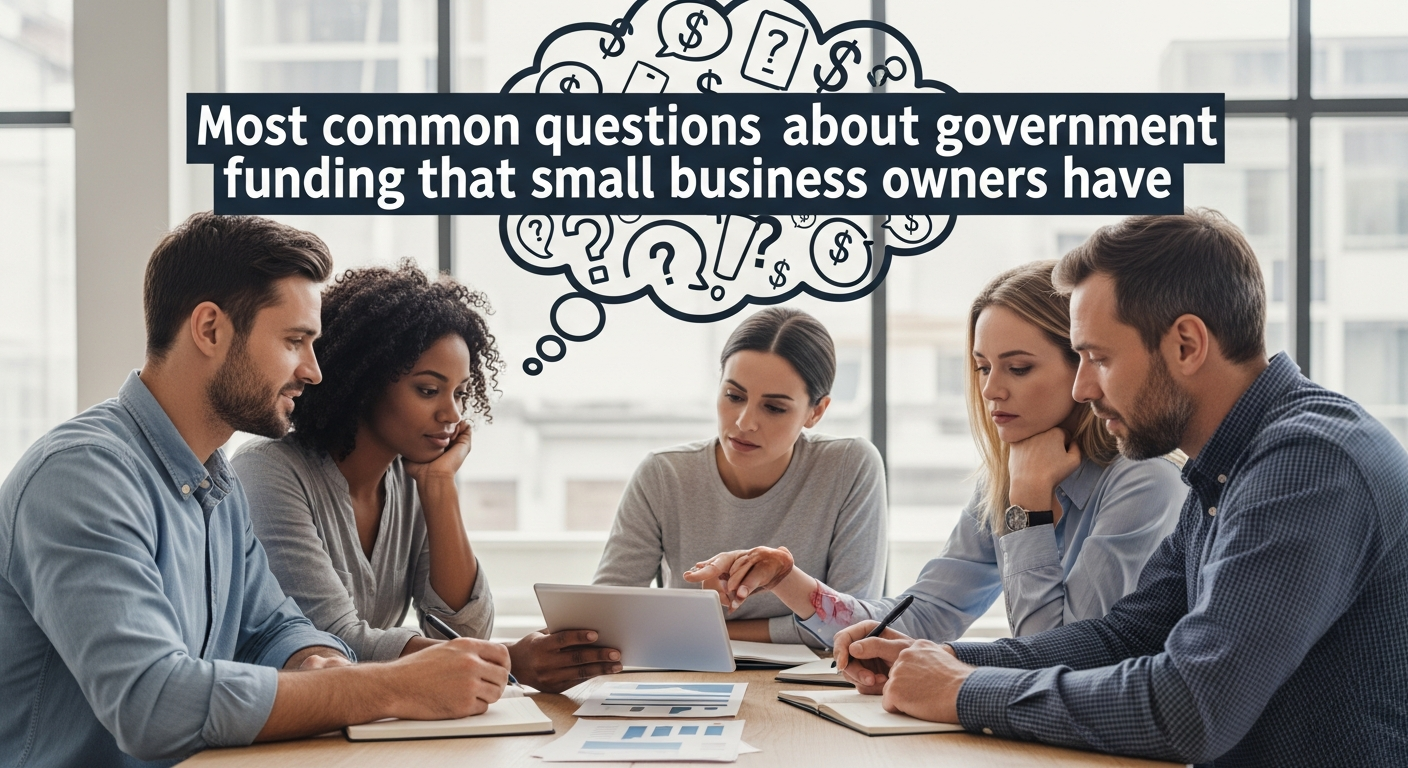 Most common questions about government funding that small business owners have
