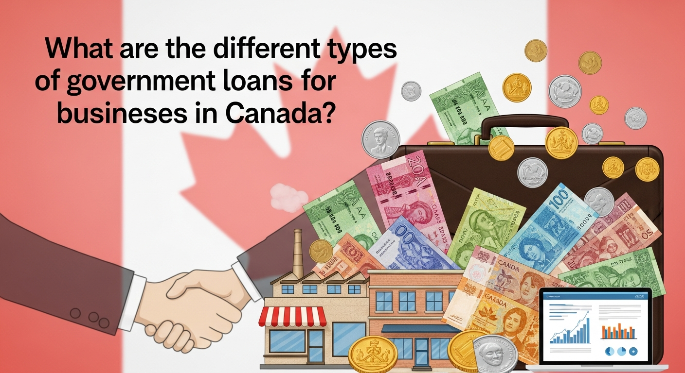 What are the different types of government loans for businesses in Canada?