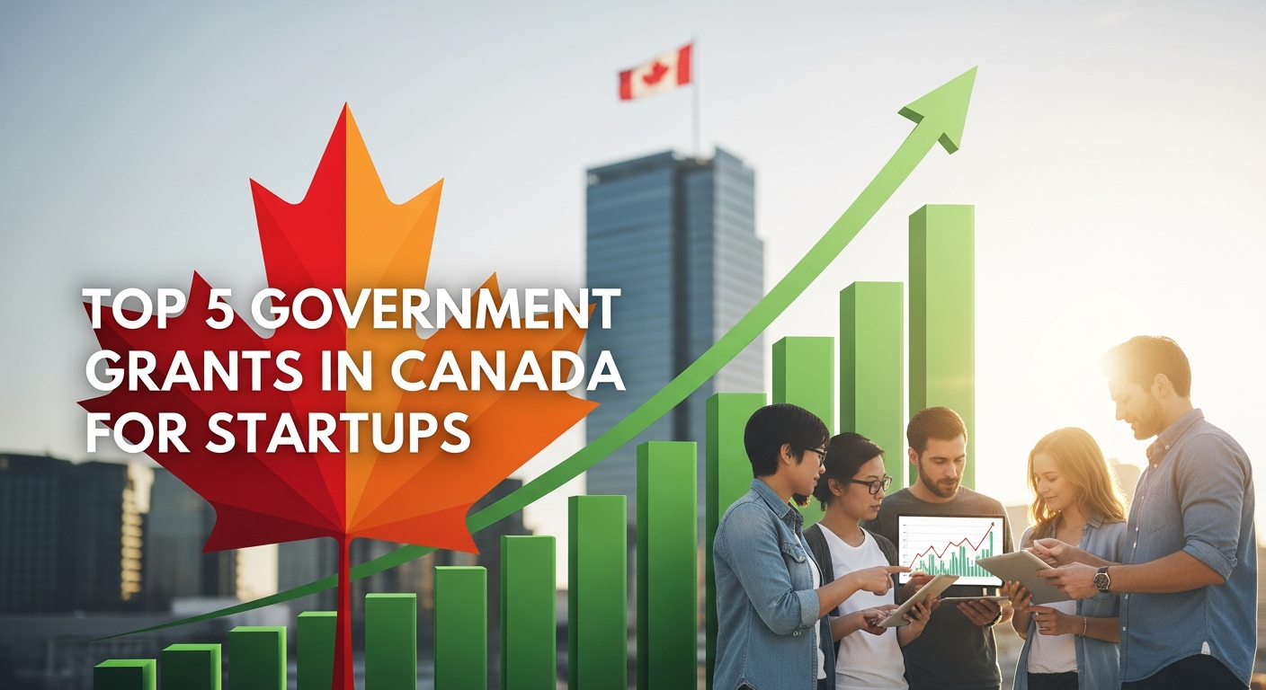 Top 5 Government Grants in Canada for Startups