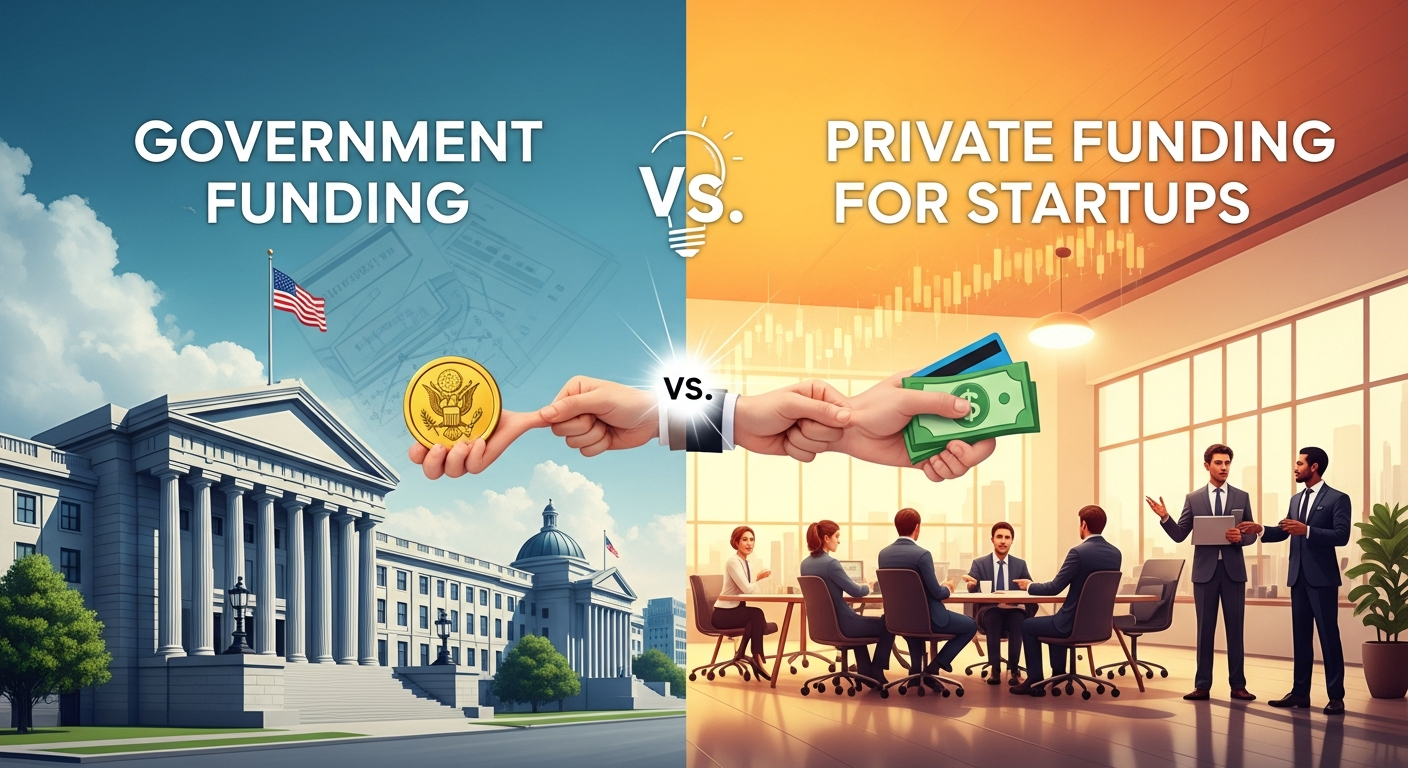 Government Funding vs. Private Funding for Startups