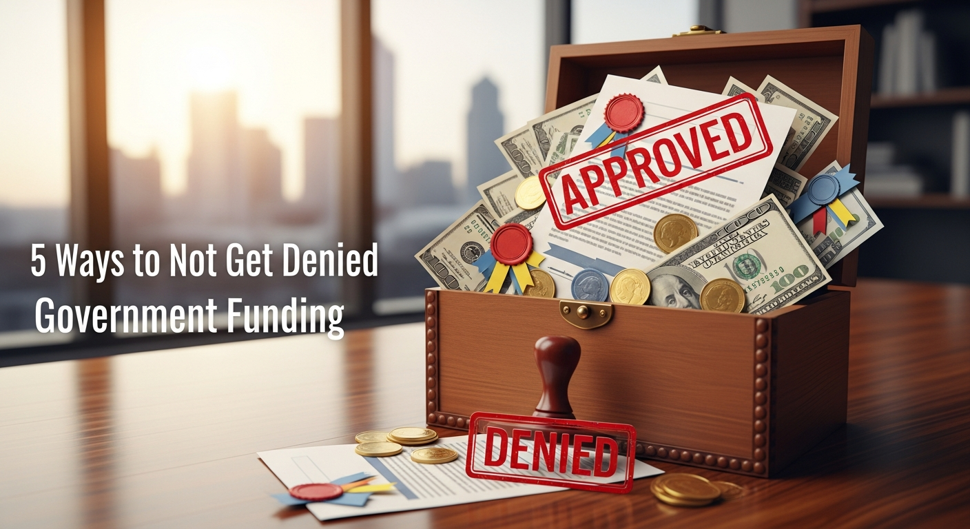 5 Ways to Not Get Denied Government Funding