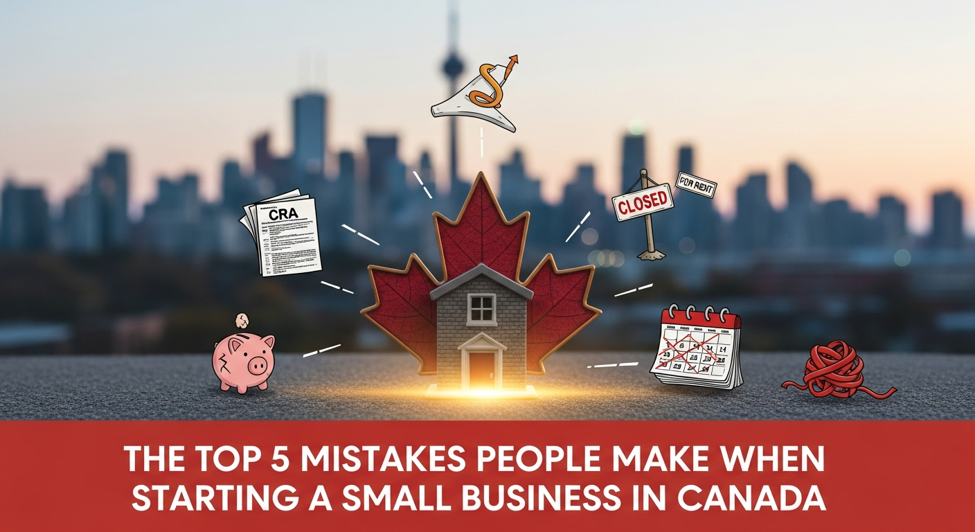 The Top 5 Mistakes People Make When Starting a Small Business in Canada