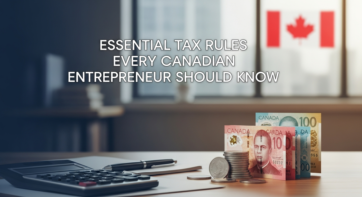 Essential Tax Rules Every Canadian Entrepreneur Should Know