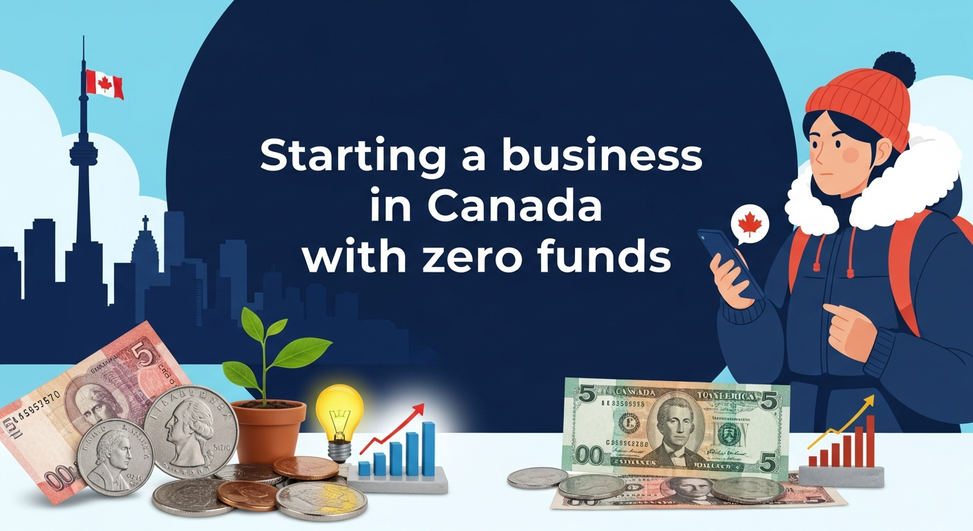 Starting a business in Canada with zero funds