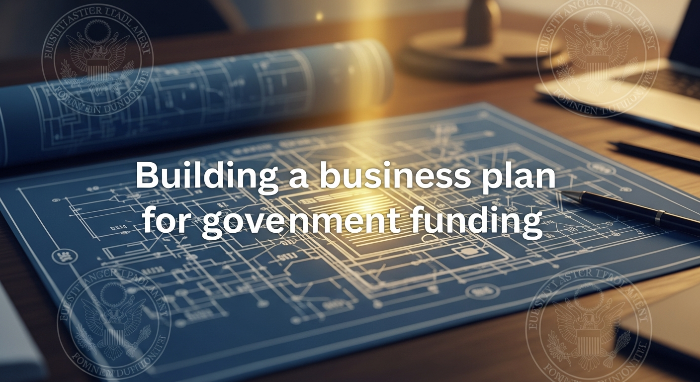 Building a business plan for government funding