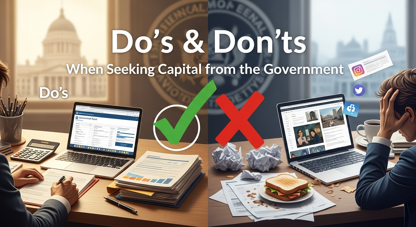 Do's & Don'ts When Seeking Capital from the Government