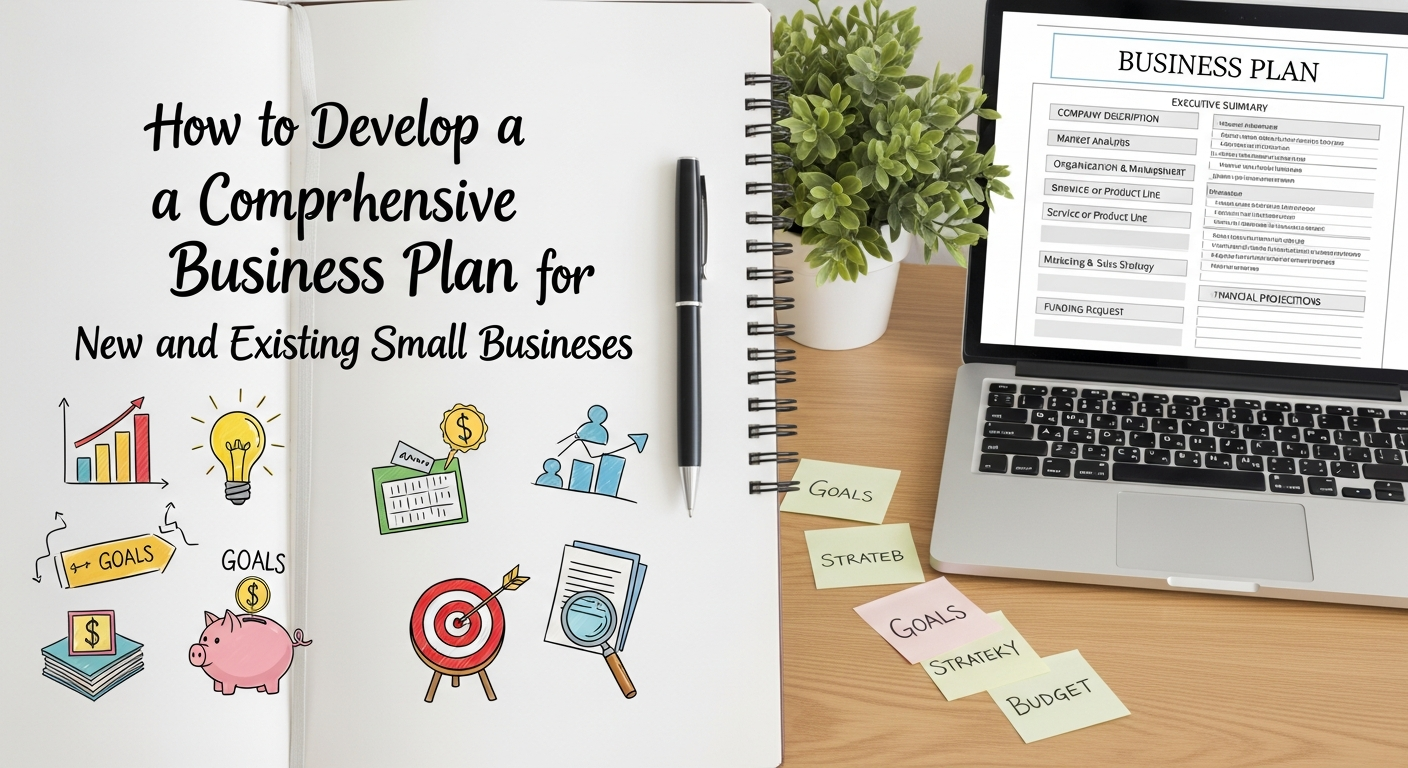 How to Develop a Comprehensive Business Plan for New and Existing Small Business