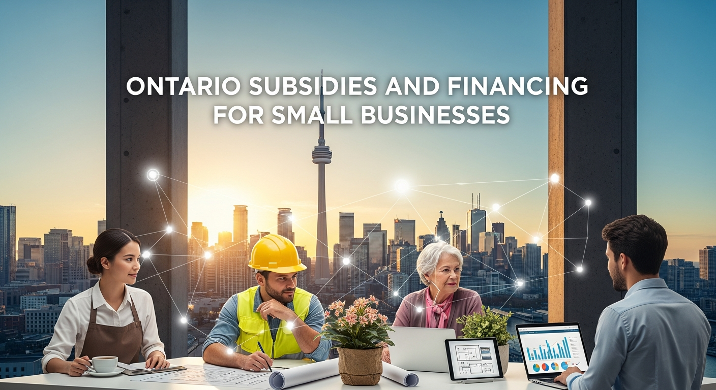 Ontario Subsidies and Financing for Small Businesses