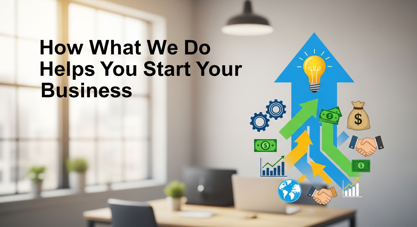 How What We Do Helps You Start Your Business