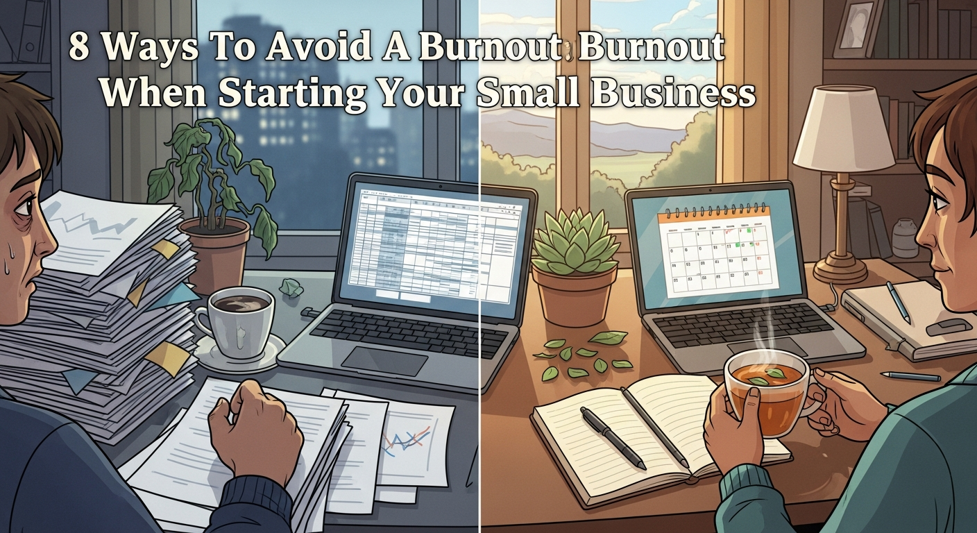 8 Ways To Avoid a Burnout When Starting Your Small Business