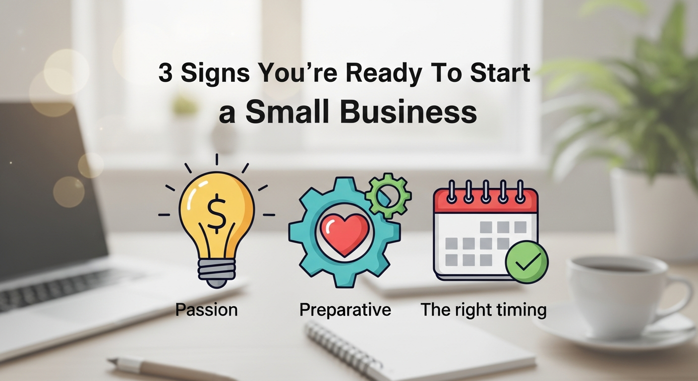 3 Signs You're Ready To Start a Small Business