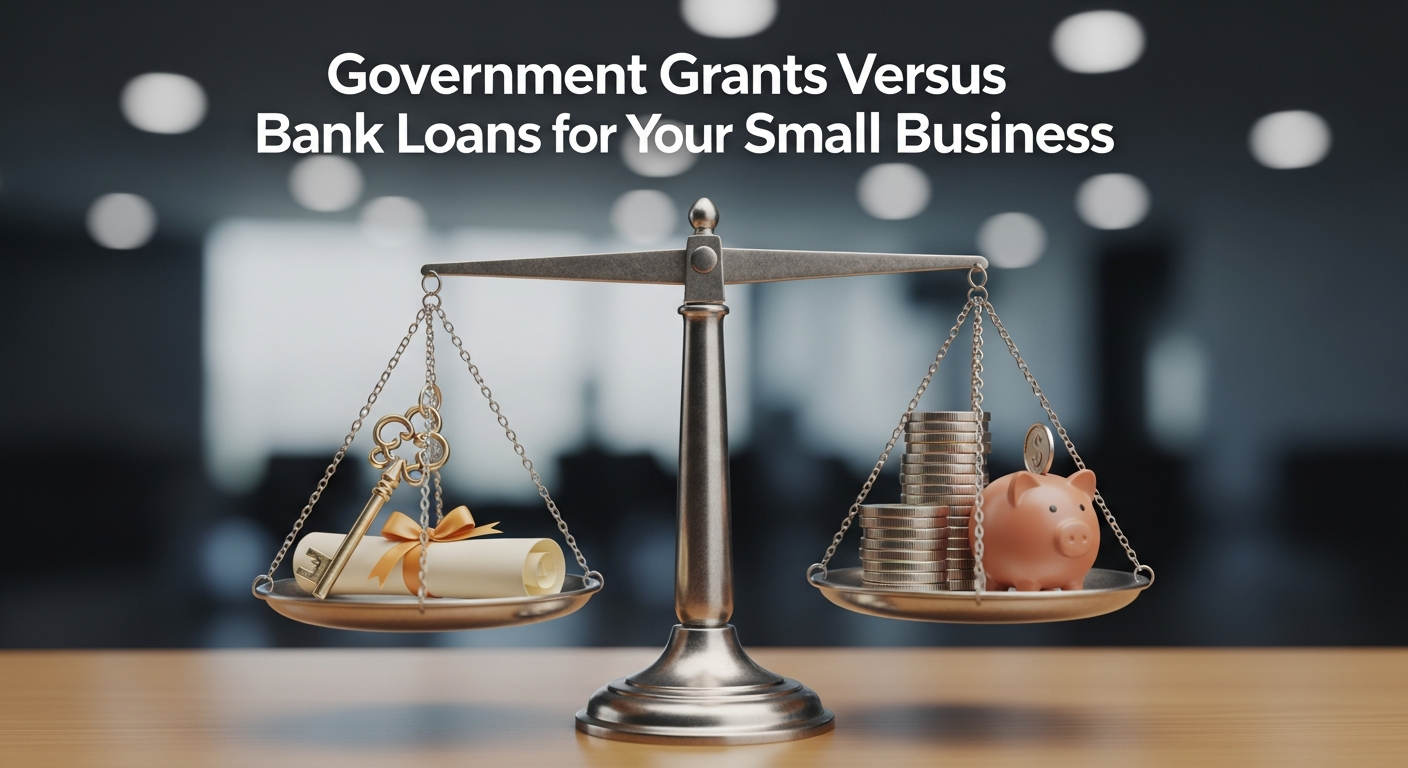 Government Grants Versus Bank Loans for your Small Business