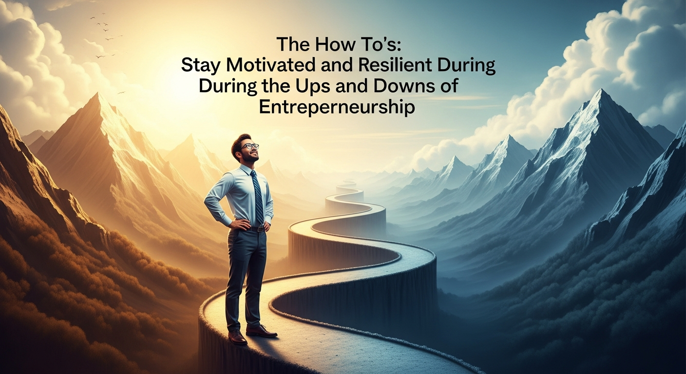 The How To’s: Stay Motivated and Resilient During the Ups and Downs of Entrepreneurship