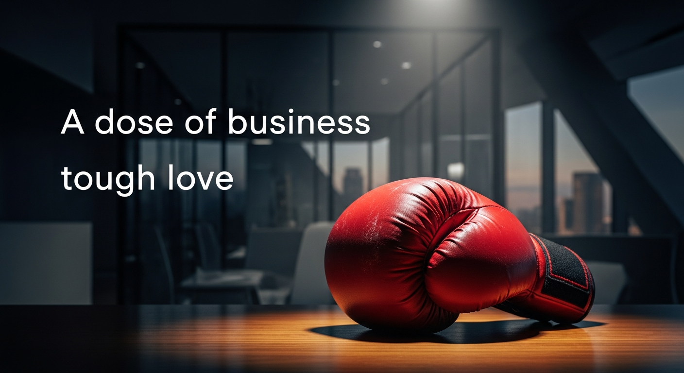 A dose of business tough love...